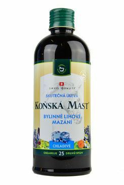 Koňská mast Bylinné lihové mazání chladivé 400ml