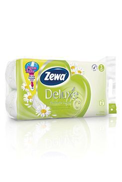 Wc toaletní papír ZEWA Deluxe Aqua Tube Camomile3V 8ks