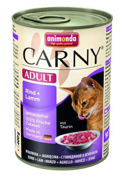 Animonda konz. kočka Adult hovězí/jehněčí 400g