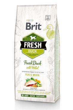 Brit Dog Fresh Duck & Millet Active Run & Work 2,5kg