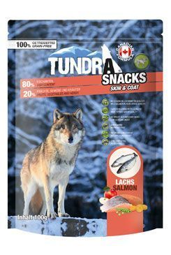 TUNDRA dog snack Salmon Skin & Coat 100g