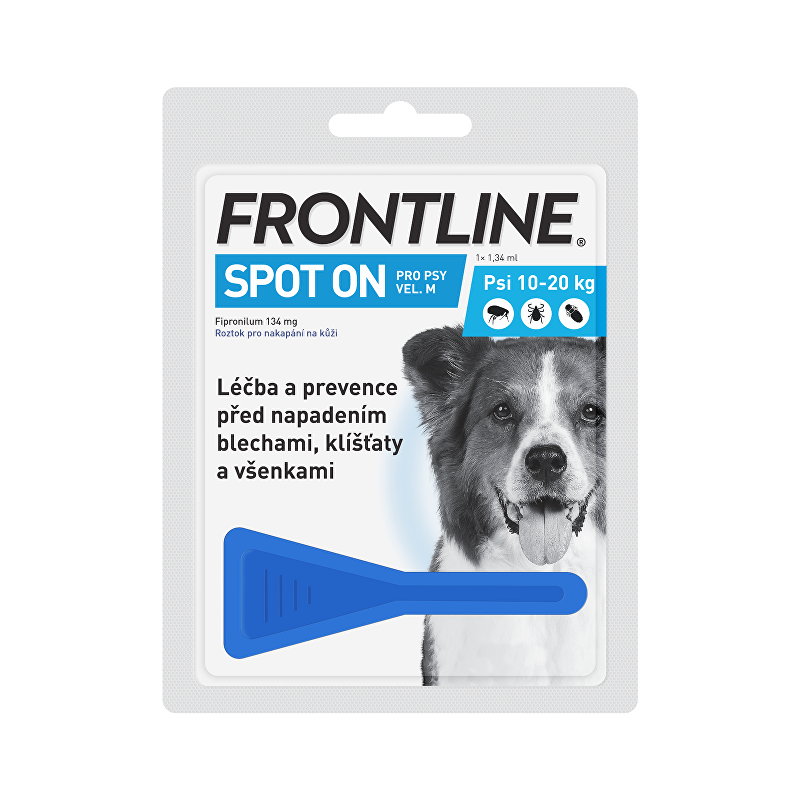 FRONTLINE SPOT ON pro psy M (10-20kg) - 1x1,34ml