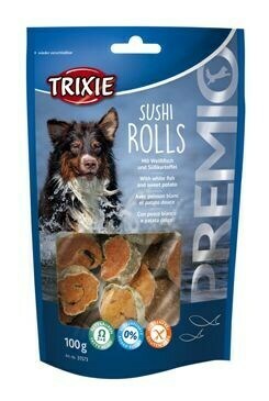 Trixie Premio SUSHI ROLLS rybí kolečka 100g TR