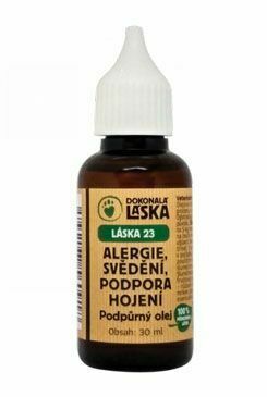 LÁSKA 23 Alergie, hojení, svědění, podpůrný olej 30ml