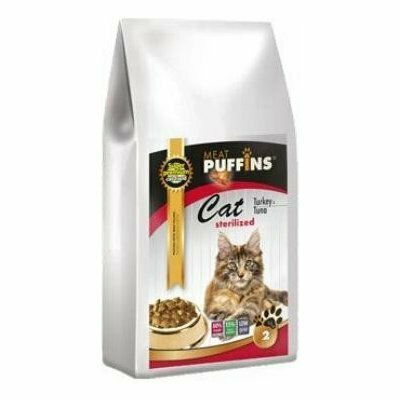 Puffins Cat Sterilised Turkey&Tuna 2kg