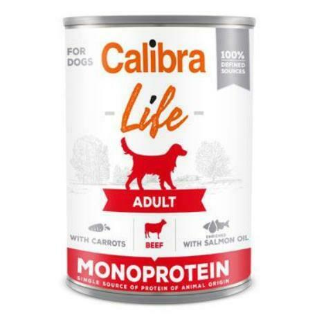 Calibra Dog Life  konz.Adult Beef with carrots 400g