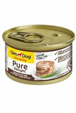 Gimdog Pure delight konz. kuře s hovězím 85g