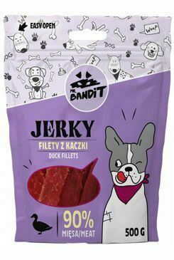 VetExpert Mr.Bandit pochoutka JERKY kachní filety 500g