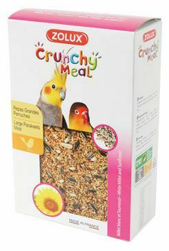 Krmivo pro ptáky CRUNCHY MEAL Large Parakeet800g Zolux