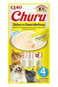 Churu Cat Chicken with Beef & Cheese Recipe 4x14g