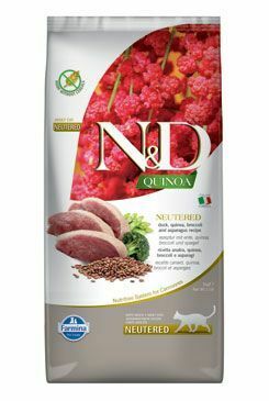 N&D Quinoa CAT Neutered Duck &Broccoli&Asparagus 5kg