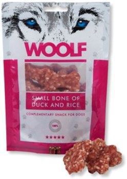 WOOLF pochoutka small bone of duck and rice 100g