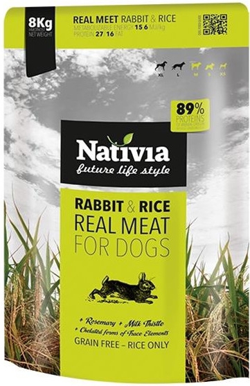 Nativia Real Meat Rabbit&Rice 8kg