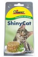 Gimpet kočka konz. ShinyCat tuňak/koc.tráv 2x70g