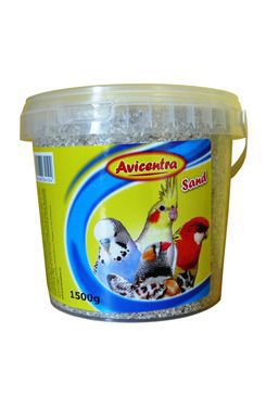 Avicentra písek pro ptáky s mušlemi - 1,5kg kyblík