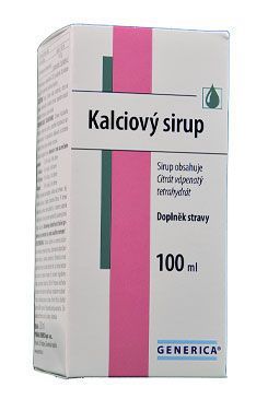 Kalciový sirup 100 ml Generica