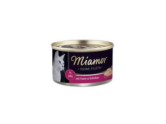 Miamor Cat Filet konzerva kuře+šunka 100g