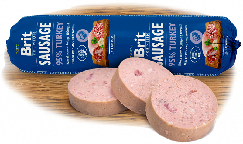 Brit Sausage Turkey 800g New