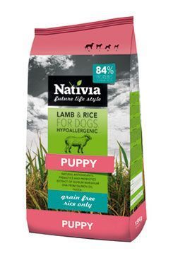 Nativia Dog Puppy Lamb&Rice 15kg