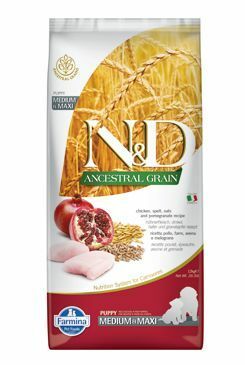 N&D LG DOG Puppy M/L Chicken & Pomegranate 12kg