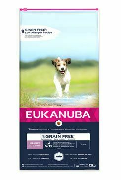 Eukanuba Dog Puppy&Junior Small&Medium Grain Free12kg