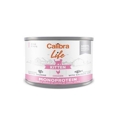 Calibra Cat Life  konz.Kitten Chicken 200g