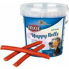 Trixie Soft Snack Happy Rolls tyčinky s losos 500g TR