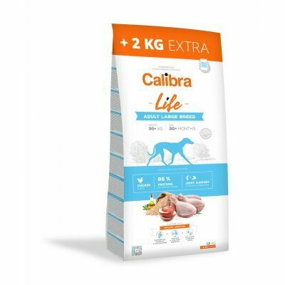 Calibra Dog Life Adult Large Breed Chicken 12+2kg