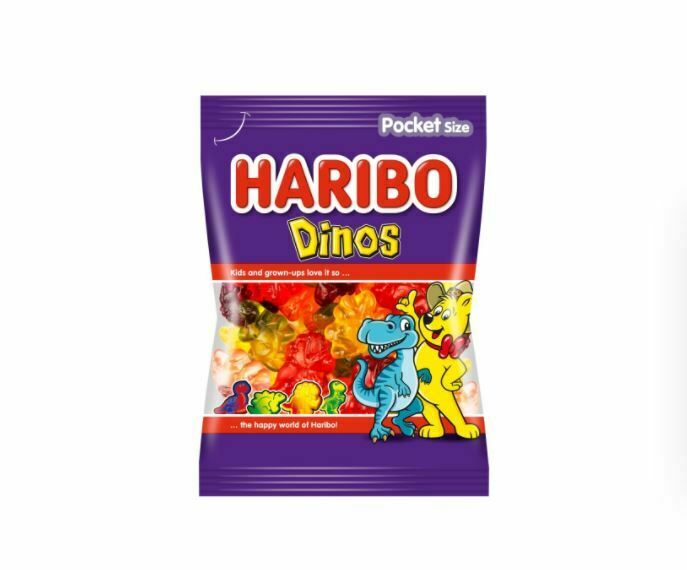 Cukrovinky bonbony Haribo Dinosauři 100g