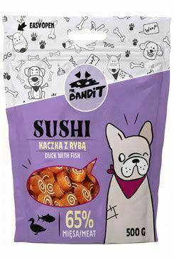 VetExpert Mr.Bandit pochoutka SUSHI kachna a ryba 500g