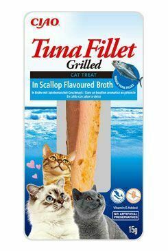 Churu Cat Tuna Fillet in Scallop Flavoured Broth 15g