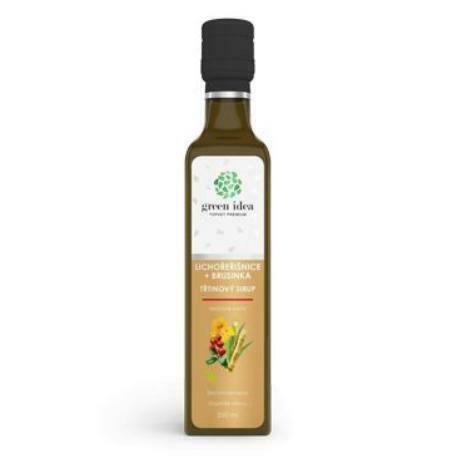 Sirup Třtinový Lichořešišnice+brusinka TOPVET 250ml