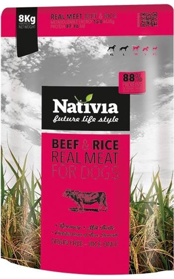 Nativia Real Meat Beef&Rice 8kg