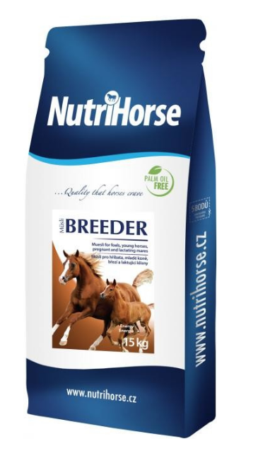 Nutri Horse Müsli Breeder pro koně 15kg NEW