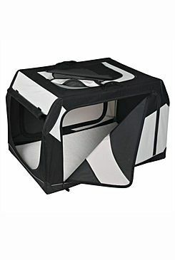 Přepravka Vario nylon S 61x43x46cm černo-šedá 1ks TR