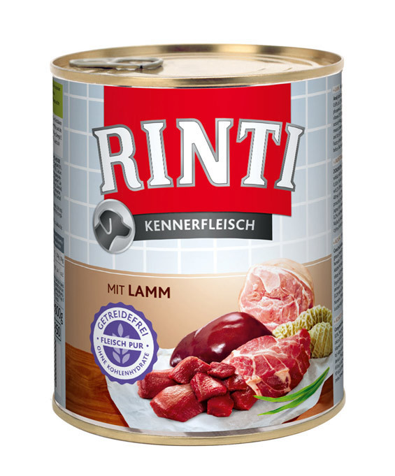 Rinti Dog konzerva jehně 800g