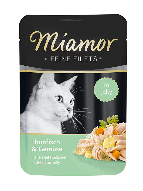 Miamor Cat Filet kapsa tuňák+zelen. 100g