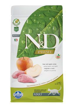 N&D PRIME CAT Adult Boar & Apple 1,5kg