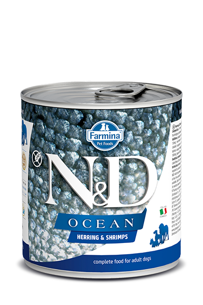 N&D DOG OCEAN Adult Herring & Shrimps 285g