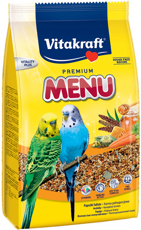 Vitakraft Bird krm. Menu vital honey budgie 500g