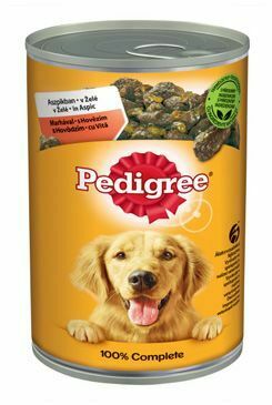 Pedigree konzerva s hovězím v želé 1200g