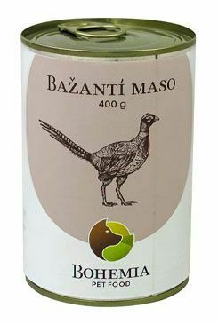 BOHEMIA Bažantí maso ve vlastní šťávě 400g