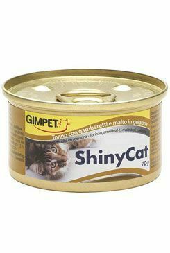 Gimpet kočka konz. ShinyCat tuňák+kreveta+maltoza 70g