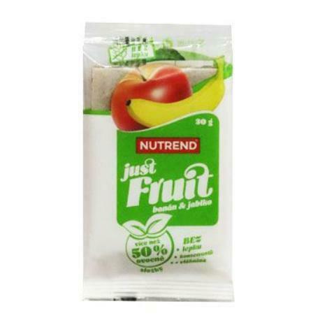 Nutrend JUST FRUIT banán +jablko 30g 1ks