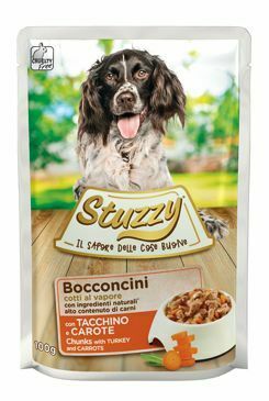 Stuzzy Dog kapsa Adult kousky krocan. 100G