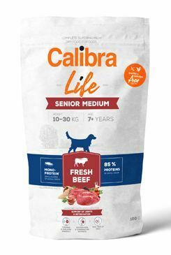 Calibra Dog Life Senior Medium Fresh Beef 100g