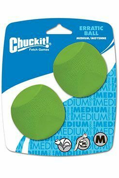 Hračka pes Chuckit Erratic Ball M 6cm/2ks