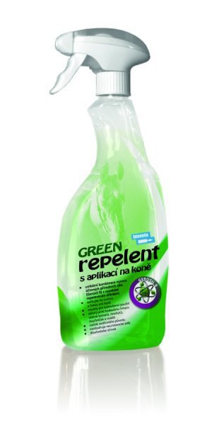 Green repelent s aplikací na koně 750ml