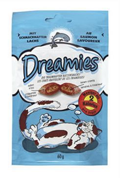 Dreamies kočka pochoutka s lososem 60g