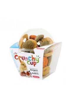 Pochutka CRUNCHYCUP mrkev/vojtěška pro hlod 200g Zolux